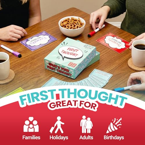 FIRST THOUGHT Juego de Mesa Familiar para 4-8 Jugadores miniatura 2