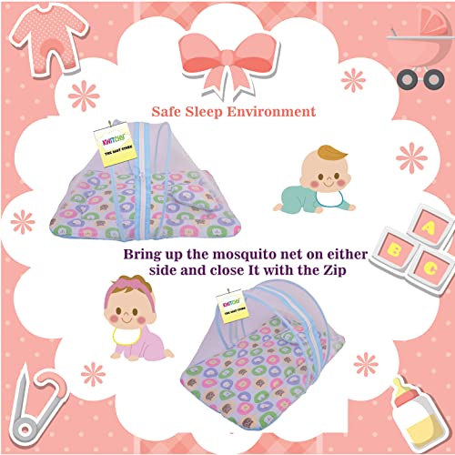 Image of Kwitchy New Born Baby Bedding Set Essential Combo Pack (0-6 Months) (4PCS Set)