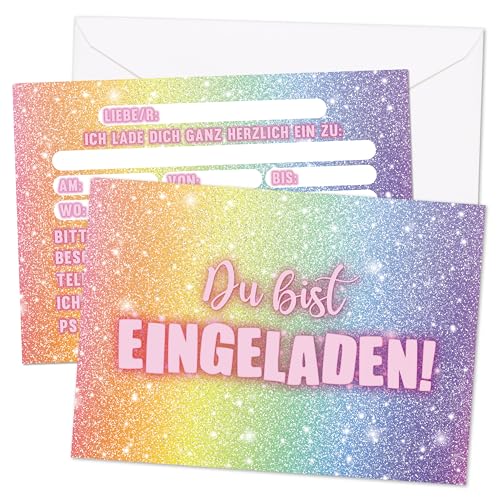 BIROYAL 13x Einladungskarten Kindergeburtstag Mädchen Junge mit Umschläge - Geburtstagseinladungen Mädchen - Einladungskarten Geburtstag Kinder 105x148mm - Geburtstagsfeier Partyeinladungen BIROYAL 13x Einladungskarten Kindergeburtstag Mädchen Junge mit Umschläge - Geburtstagseinladungen Mädchen - Einladungskarten Geburtstag Kinder 105x148mm - Geburtstagsfeier Partyeinladungen