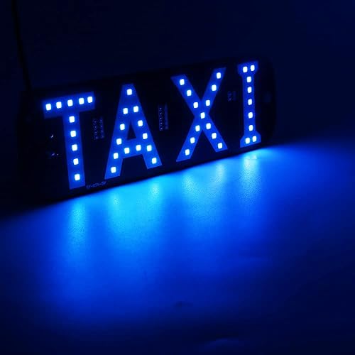 Miniatura 6 de YSY 10 unids nuevo modelo taxi con USB Led coche parabrisas Cab indicador lámpara signo azul LED parabrisas Taxi luz lámpara 5V (azul)