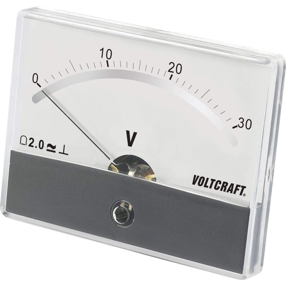 VOLTCRAFT AM-86X65/30V/DC AM-86X65/30V/DC Einbau-Messgerät AM-86X65/30V/DC Drehspule