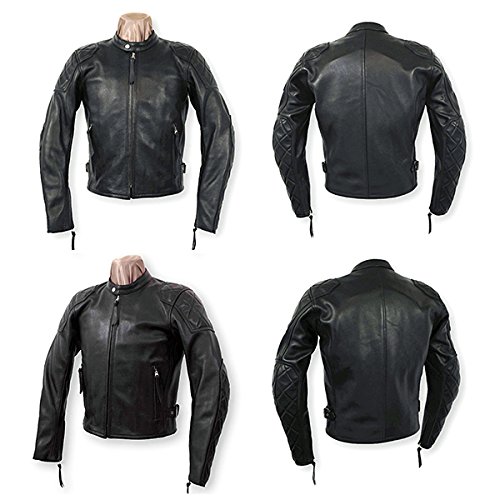 Amazon | カドヤ(KADOYA) バイク用レザージャケット KZ-PTD ブラック M