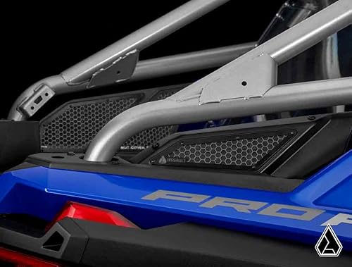 Miniatura 3 de SuperATV Assault Industries Intake Cover for Polaris RZR PRO XP/Turbo R/Pro R | Grey | Protects Frog Skin on Air Intake | Aluminum Construction