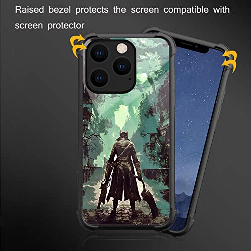 Carloca Compatible With Iphone 14 Plus Case,Castle Hunter Green Pattern Iphone 14 Plus Cases,Ultra Protection Shockproof Soft Silicone Tpu Non-Slip Back For Apple Iphone 14 Plus #TOP3