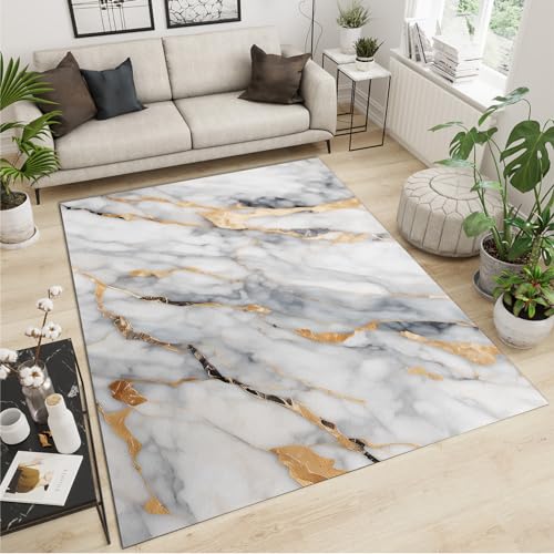 Tapis moderne ivoire abstrait design haut de gamme 160x200 - 3