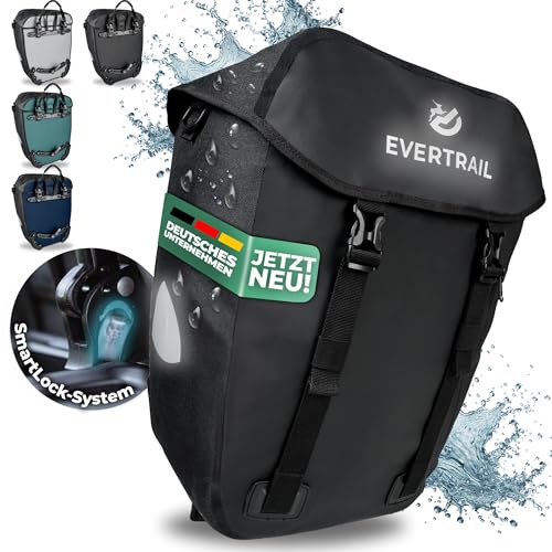 Evertrail Fahrradtasche für Gepäckträger - Flexibel bis 28L I 100%...