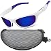 Produktbild Sonnenbrille Herren Polarisiert Sport Brille - Sportbrille für Men & Damen zum Fahren Radfahren Golf Angeln Laufen Segeln Skifahren, UV400-Schutz, Leichter, langlebiger TR90-Rahmen, Hartschalen-Etui