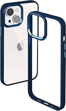 New Air Bumper Case, Protective Phone Case (Dark Blue) Compatible with BUFF LABS Buff iPhone 15