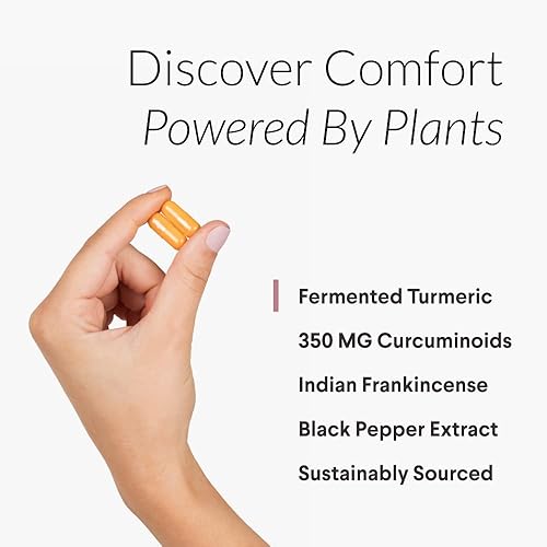 Miniatura 2 de Cúrcuma india + incienso - Con 95% de curcuminoides, curcumina longa, boswellia serrata y pimienta negra - Apoya la salud de las articulaciones -