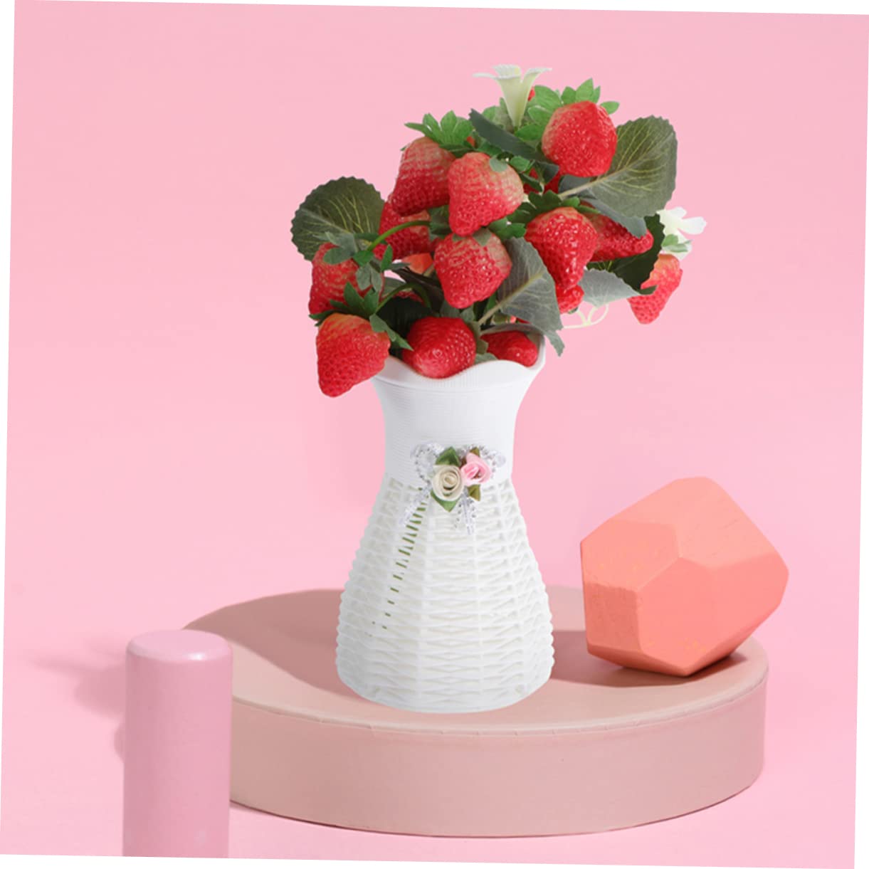 人工果物と植物のネットアレンジメント Amazon.co.jp: CALLARON 2個フェイクフルーツ 花束風アレンジ