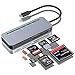 Produktbild USB C Multi Kartenleser, SD/TF/Micro SD/CF/MS/XD 7 in 1 SD Kartenleser USB C für SD SDXC SDHC CF CFI TF Micro SD Micro SDXC Micro SDHC MS MMC UHS-I Karte, Kartenlesegerät lesen 5 Karten Gleichzeitig