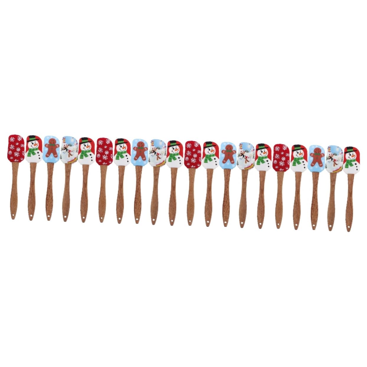 LABRIMP 20piezas Espátulas Para Hornear Ergonómicas De Cocina Utensilios Prácticos Para Postres y Repostería Adecuadas Para Navidad