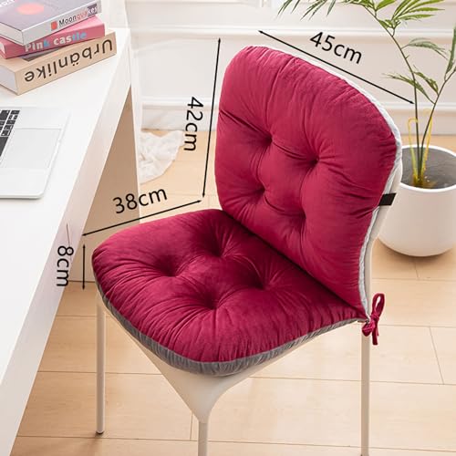 Coussin de chaise pivotante avec dossier et sangles de fixation pour jardin et maison