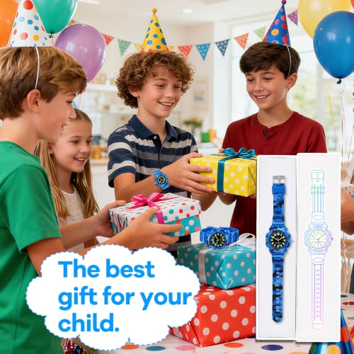 Edillas Analogique Montre Enfant pour Garçons et Filles 5‑16 Ans – vue 6