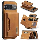 DG.MING Brieftaschen-Schutzhülle für Google Pixel 10/Pixel 10 Pro, Premium-Leder, stoßfest,...