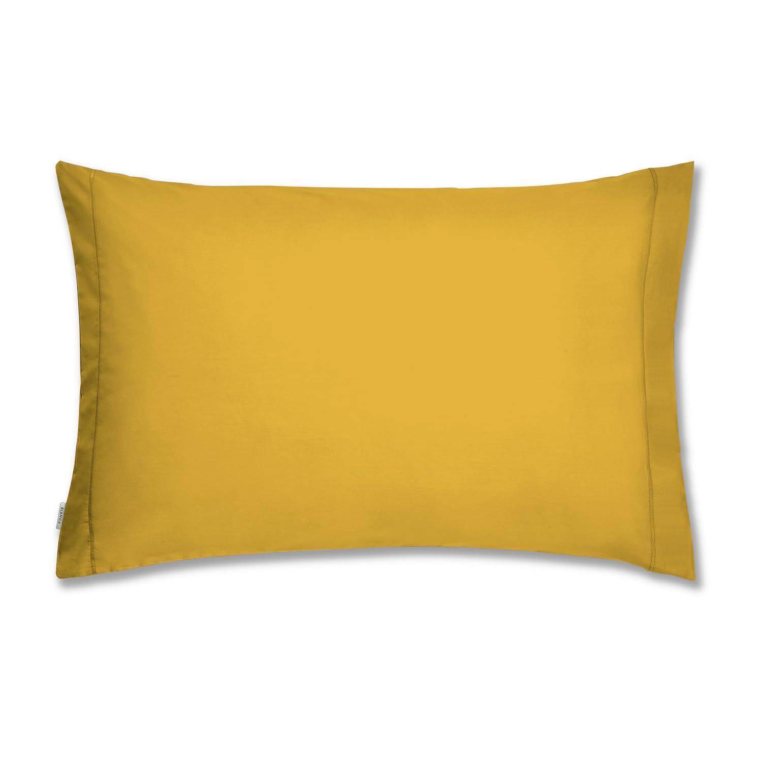 Bianca Plain Dyed Mustard Pillowcase 65x65 (2)
