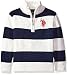 U.S. Polo Assn. Little Boys' Quarter-Zip Striped Sweater