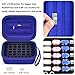 USB Flash Drive Case, Thumb Drive, Memory Card SD SDXC SDHC Card Holder Organizer, Electronic Accessories Storage Bag for SanDisk/SamData/Samsung/TOPESEL/Memory Stick/YubiKey - Blue(Box Only)
