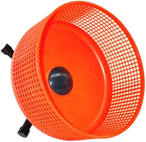 Atticworx Sugar Glider Wheel, 12-inch Freedom 19 Wheel, Orange with Cage Side Mount