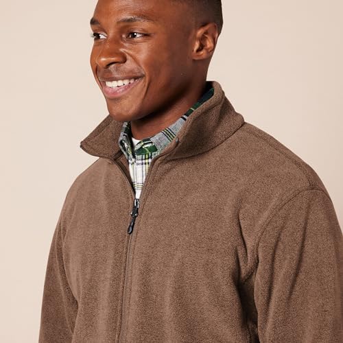 Image of Amazon Essentials Men's Full-Zip Polar Fleece Jacket, Warm, Soft with Zippered Pockets for Cold Outdoor Weather (Available in Big & Tall)