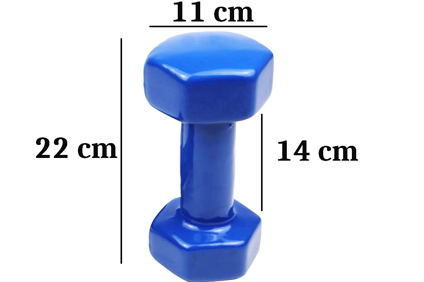 Coppia Pesi palestra 6kg manubrio antiscivolo esagonale gommato allenamento