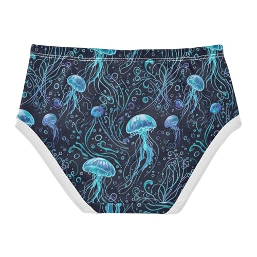 Cotton Girls Underwear Toddler Colorful Jellyfish Sea Cute Panties Girl Designer Kids Briefs Undies 2t2