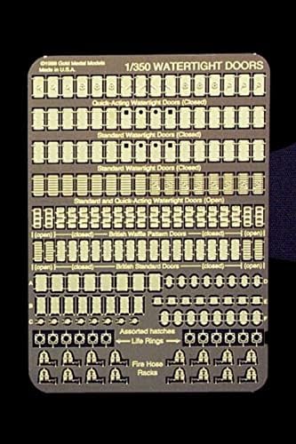 BIBNY Gold Medal Models 1/350 Watertight Doors (172 Doors, hatches, fire Hose Racks, and Life Rings) 350-11