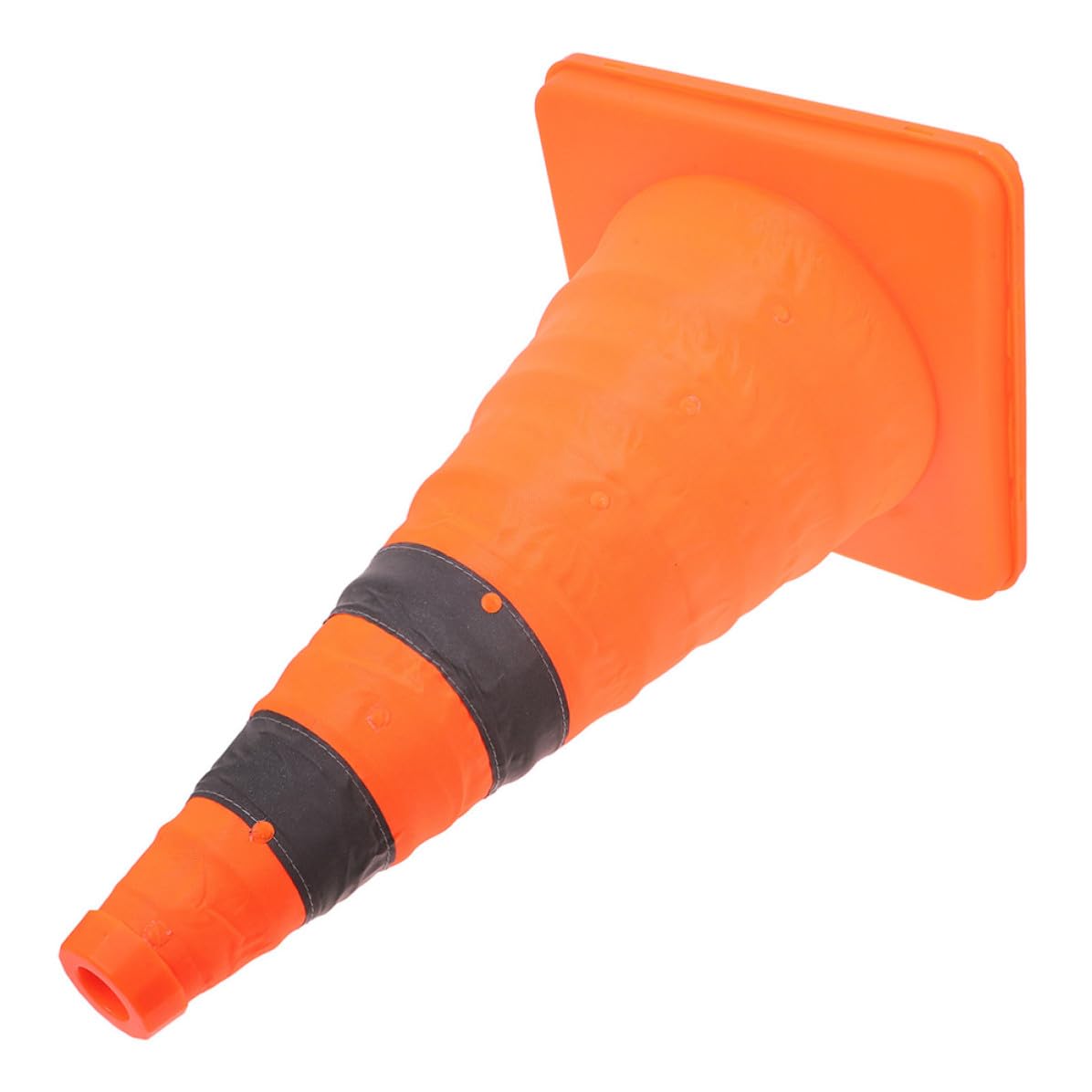Orange Cône Multi-Usage en Plastique Routière Pliable Signalisation