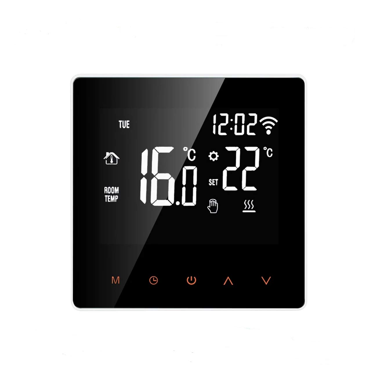 Thermostat WiFi Intelligent Tuya APP, pour Chauffage électrique au Sol, et chaudière à Eau et à gaz, contrôleur de température à Distance, Compatible avec Google Home utilisant Alexa