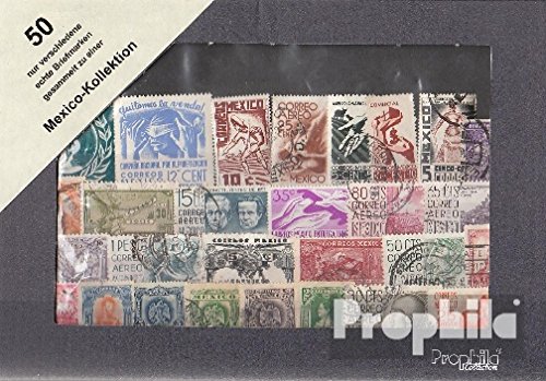 Prophila Collection Messico 50 Diversi Francobolli (Francobolli per i Collezionisti)