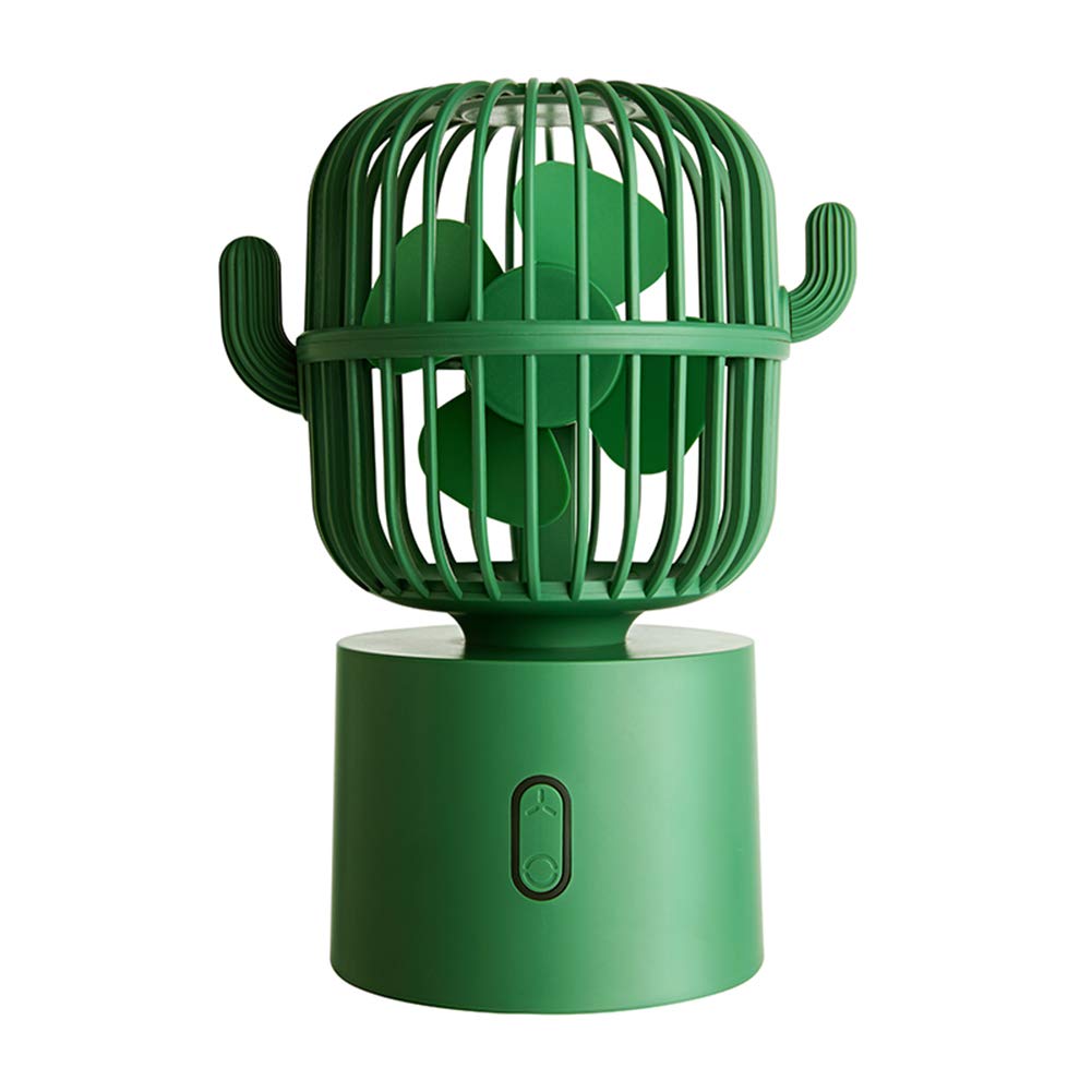 Ventilateur de refroidissement portable vert 3 vitesses USB