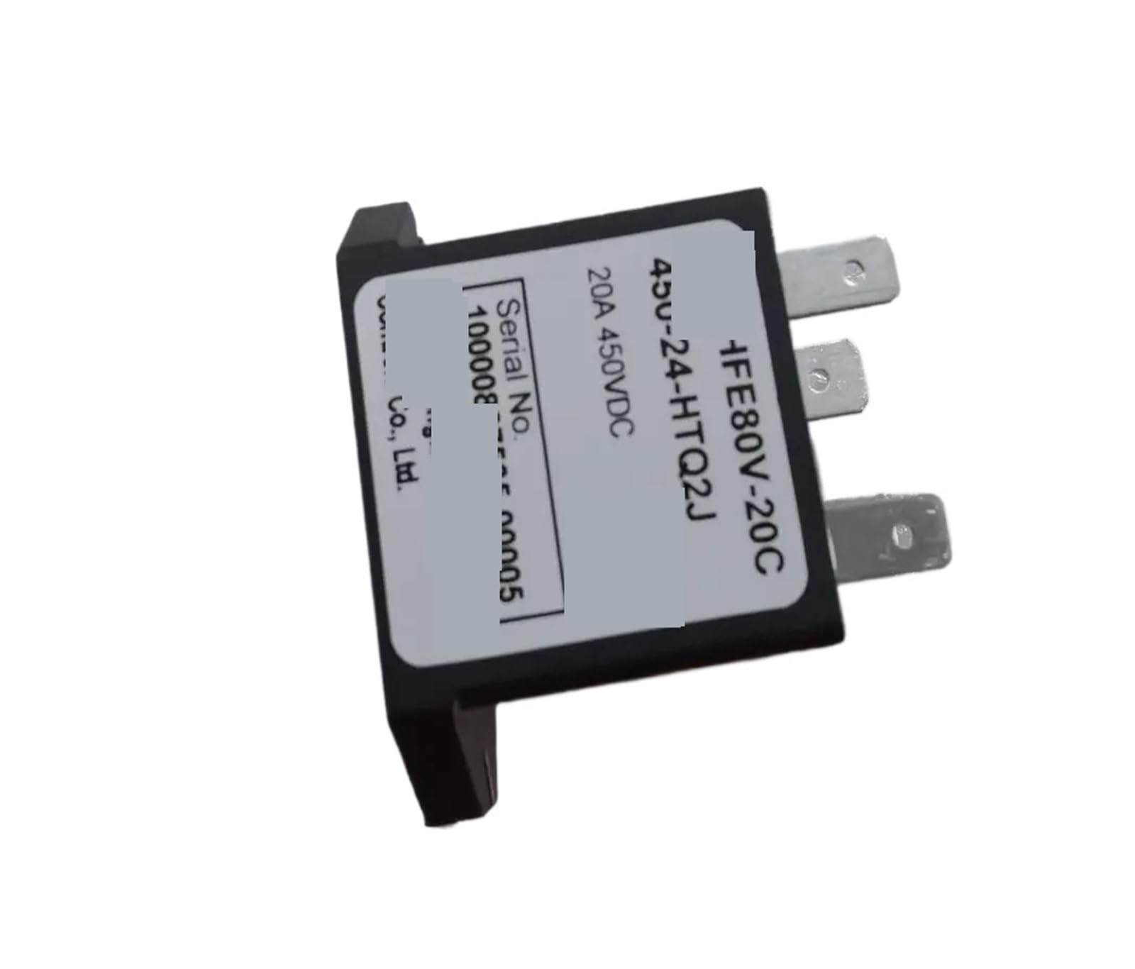 Éviter les arcs électriques avec le relais HFE80V-20-450-24-HTQ2J 24V 20A