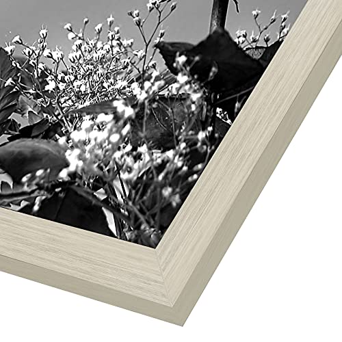 Americanflat 12x18 Poster Frame with Polished Plexiglass - Wide Picture Frames Made of Engineered Wood for Vertical or Horizontal Wall Display - Epic Collection - Light Wood