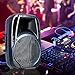 GOFLAME 1600W 2-Way Powered Speakers, Portable PA Speaker System with 2 Speaker Stands and Microphone, Professional DJ Speakers with Bluetooth, USB/SD Card Input, FM Radio, Remote Control