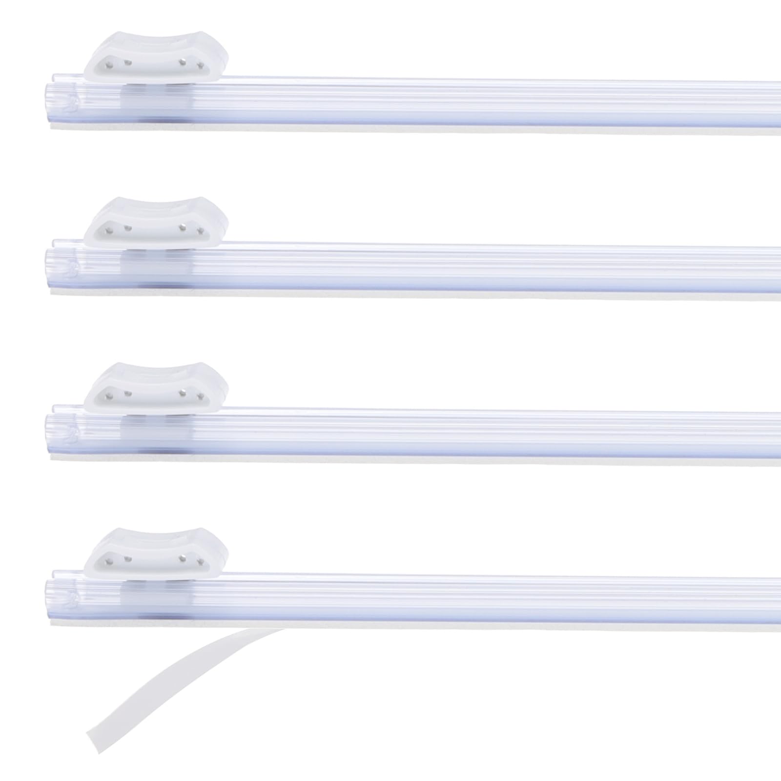 PATIKIL 4pcs Plastic Wrap Cutter, 13in Plastic Wrap Slide Cutter Self Adhesive Installation Replacement for Aluminum Foil Wax Paper Parchment Paper