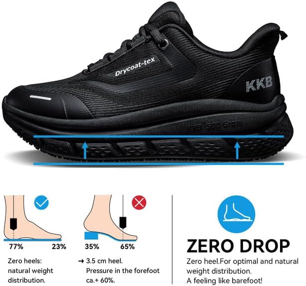 Non Slip Work Shoes Women Slip-On Walking Shoes for Women Waterproof Sneakers for Restaurant Kitchen Nursing with Arch Fit Support Orthopedic - Image 5