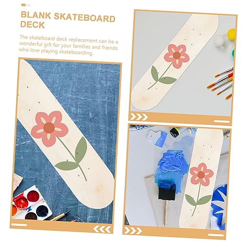Vaguelly Skate Infantil Pintado à Mão Faça Você Mesmo Decoração De Skate De Parede Deck De Skate Ina