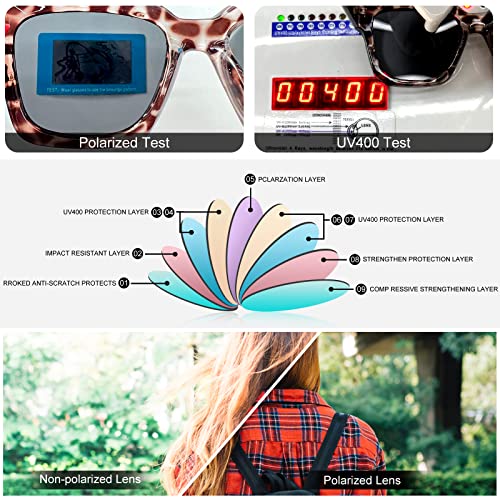 OCCI CHIARI Polarized Sunglasses for Women Men Driving Fishing Trendy Sun Glasses with UV400 Protection4