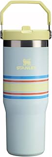 STANLEY The Varsity Ice Flow Tumbler, Flip Straw Lid, 30 oz. - Mist Mesh Stripe