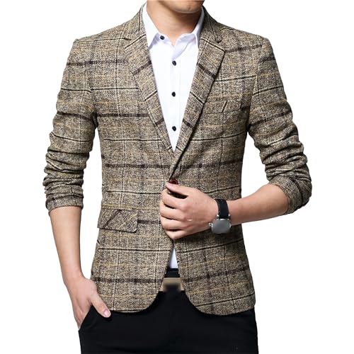 Costume sport homme plaid veste business casual et chic