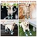 EXPAWLORER Dog Socks to Prevent Licking Paws with Grippers for Hardwood Floors Anti Slip, Glow-in-The-Dark Dog Cold Winter Shoes Booties Boots & Paw Protectors for Small Medium Large Senior Dogs L
