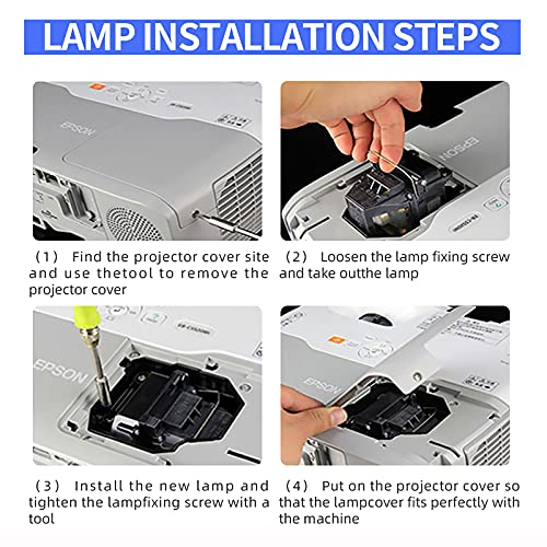 Lámpara reemplazo ELPLP97 ELPLP96 para proyector Epson miniatura 6