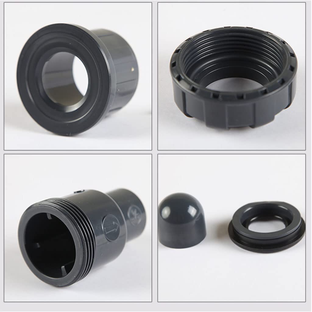 Válvula de retención - 1 pieza 20 25 32 40 50 mm Válvula de retención, accesorios de tubería de PVC Piezas del sistema de plomería Conector de tubo de agua Tubería de agua Valor UPVC sin retorno (tama