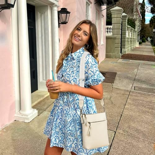 Mittel Damen Umhängetaschen, Crossbody Bags für Frauen mit Verstellbar Abnehmbar Breiter Gurt – Bild 3