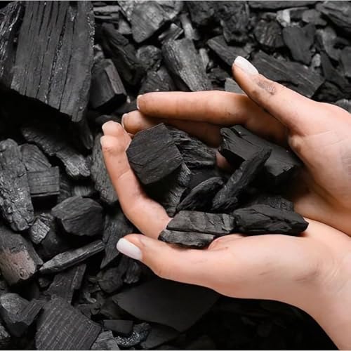Image of Eco-Friendly Natural Wood Charcoal | Koyla Briquettes | Natural Lump Charcoal | Wood | Barbeque |Grilling | Broiling | Dehumidification Pack of 500gm