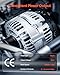 VEVOR Car Alternator 11185, Fit for Chevrolet Impala LS, LT 3.5L 2006-2011, Impala LTZ 3.9L 2009-2010, Monte Carlo V6 2006-2007, Automotive Replacement Alternator 0124425102, 0124425032, 10335497