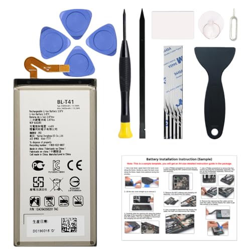 MAXSHARKS New Upgraded Battery for LG G8 ThinQ, BL-T41 Replacement Battery Compatible with LG G8 ThinQ, with Repair Tools & Instruction