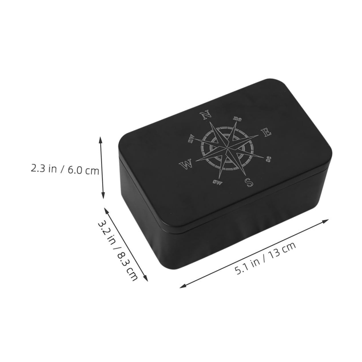 SOLUSTRE 2pcs Iron Tarot Card Storage Box Elegant Design for and Portable Container for Game Accessories