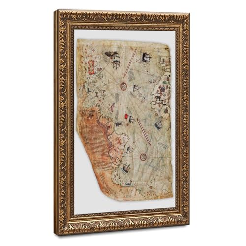 Carte de l'Empire ottoman en toile imprimée haute définition