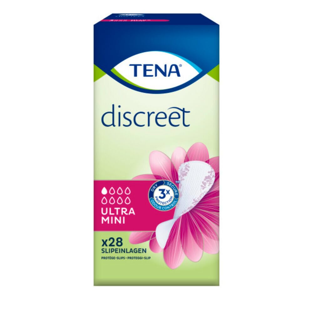 TENA Discreet Ultra Mini, Confezioni Da 28 Assorbenti, 10 Unità